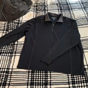Pebble Beach Black 1/4 Pullover Large
